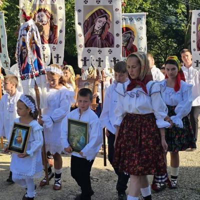 Praznicul Adormirii Maicii Domnului la Mănăstirea Dragomirești, Maramureș, 2023